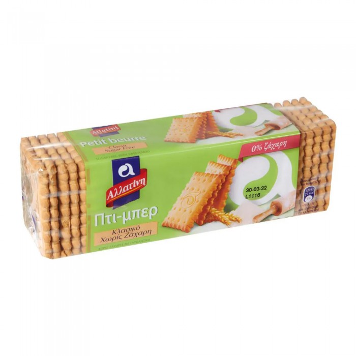 Αλλατίνη Πτι Μπερ Μπισκότα Χωρίς Ζάχαρη 225gr