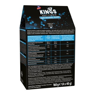 Kings Soft Cookie Dark Chocolate Chunks 160gr