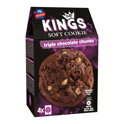 Kings Soft Cookie Triple Chocolate Chunks 160gr