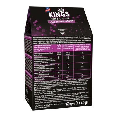 Kings Soft Cookie Triple Chocolate Chunks 160gr