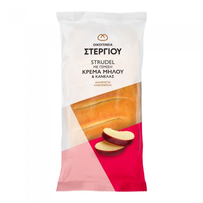 Οικογένεια Στεργίου Strudel Μήλο & Κανέλα 125gr