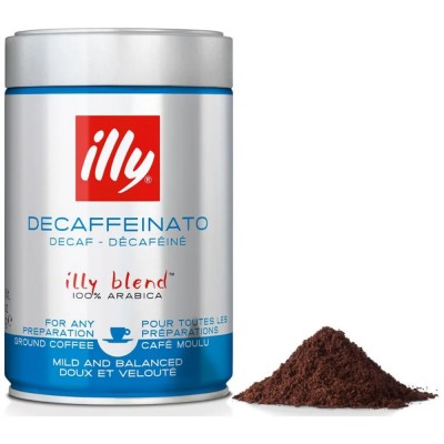 Illy Καφές Εσπρέσσο Αλεσμένος Decafeine 250gr