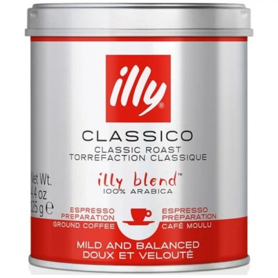 Illy Καφές Espresso Αλεσμένος Normal 125gr