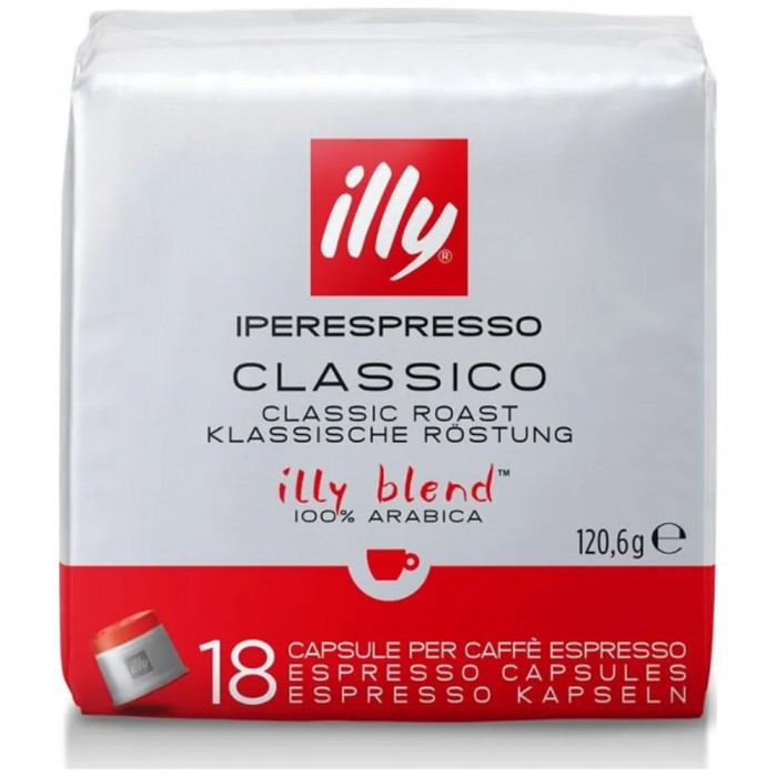 Illy Iperespresso Cube Classico Κάψουλες 120gr 18Τεμάχια