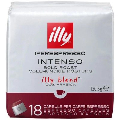 Illy Iperespresso Cube Intenso Κάψουλες 120gr 18Τεμάχια