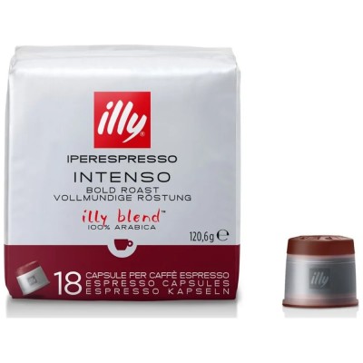 Illy Iperespresso Cube Intenso Κάψουλες 120gr 18Τεμάχια