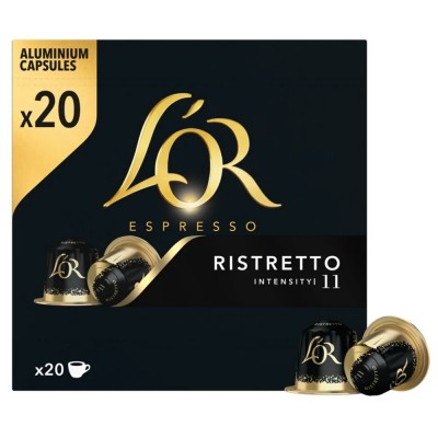 L'OR Espresso Ristretto Κάψουλες Συμβατές Με Μηχανές Nespresso* 20Τεμάχια
