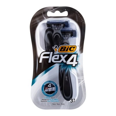 BIC Flex4 Ανδρικά Ξυραφάκια 3Τεμάχια