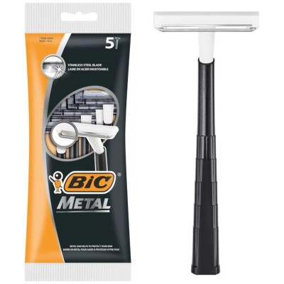 Bic Metal Ξυραφάκια Μιας Χρήσης 5Τεμάχια