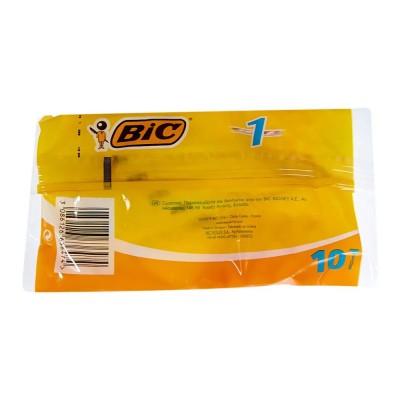 BIC 1 Classic Ξυριστική Μηχανή Οικογενειακή Συσκευασία 10Τεμάχια