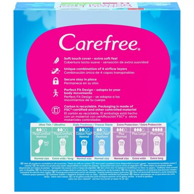 Carefree Aloe Σερβιετάκια 56Τεμάχια