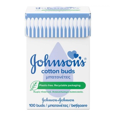 Μπατονέτες Johnson's Cotton Buds 100Τεμάχια