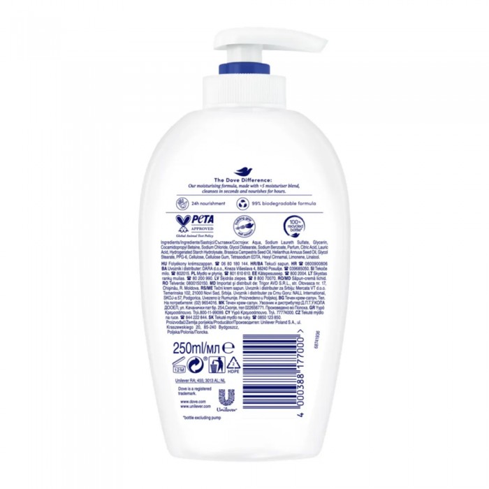 Dove Κρεμοσάπουνο Με Αντλία 250ml