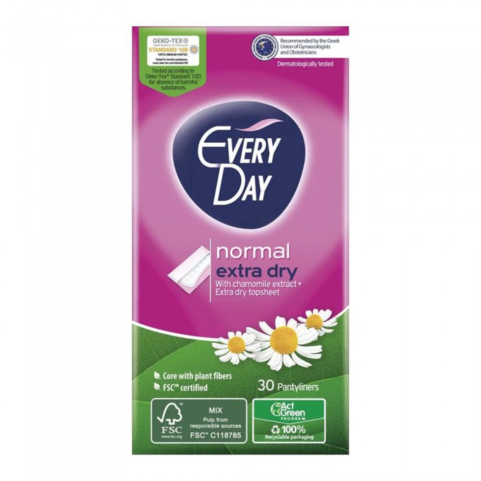 EveryDay Extra Dry Normal Σερβιετάκια 30Τεμάχια