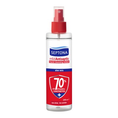 Septona Αντισηπτική Λοσιόν Χεριών Mild 70% 200ml