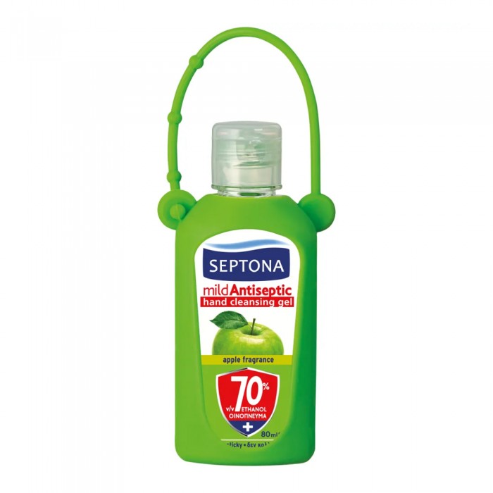 Septona Αντισηπτικό Gel Χεριών Πράσινο Μήλο 80ml