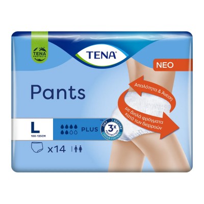 Tena Pants Plus Economy Large Πάνες Ακράτειας 14Τεμάχια