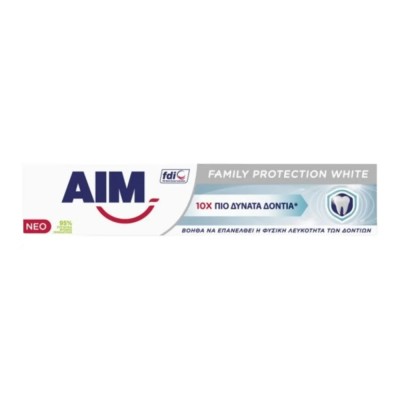 Aim Family Protect White Οδοντόκρεμα 75ml