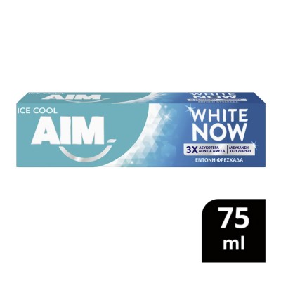 Aim Οδοντόκρεμα White Now Ice Cool Mint 75ml