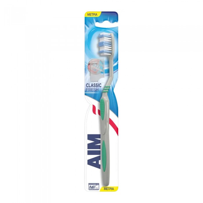 Aim Οδοντόβουρτσα Classic Fresh Μέτρια