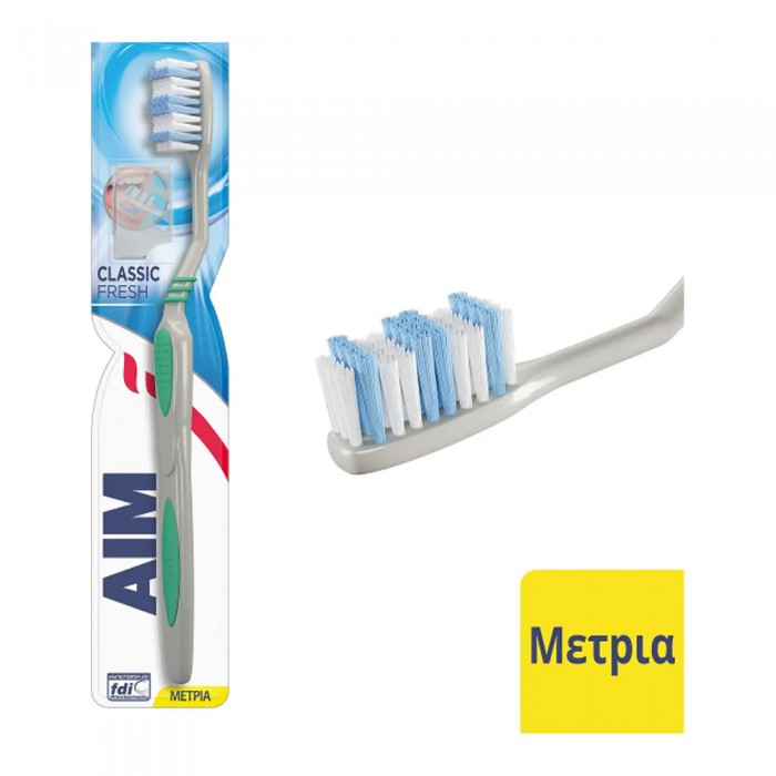 Aim Οδοντόβουρτσα Classic Fresh Μέτρια