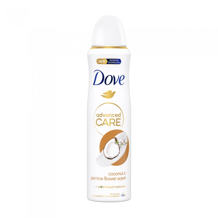 Dove Αποσμητικό Σώματος Spray Advanced Care Coconut 150ml