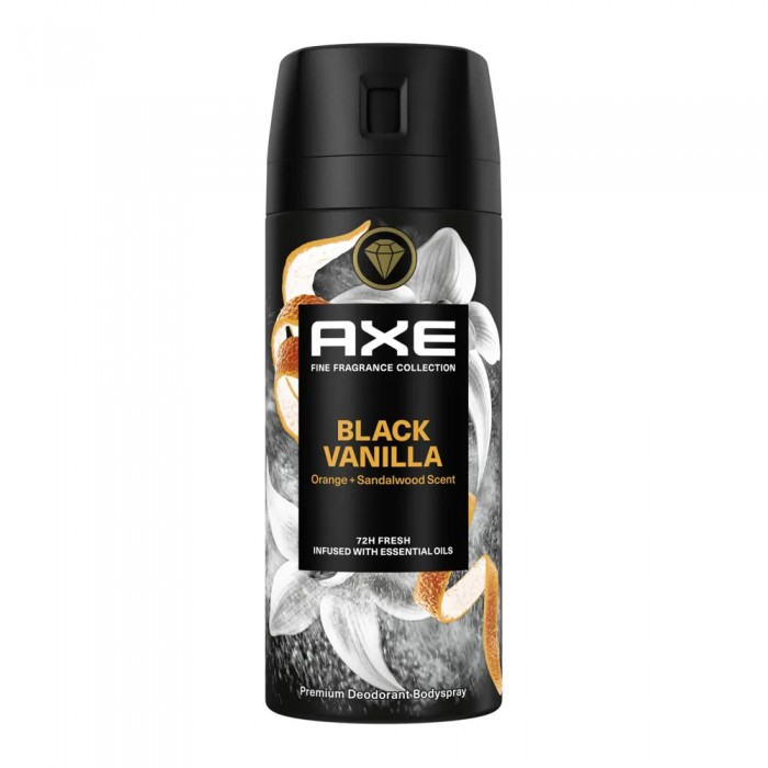 Axe Αποσμητικό Σπρέυ Σώματος Black Vanilla 150ml