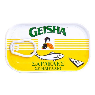 Geisha Σαρδέλες Σε Ηλιέλαιο 125gr