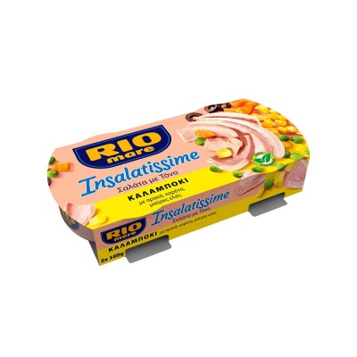 Rio Mare Σαλάτα με Τόνο Insalatissime Καλαμπόκι 2x160gr