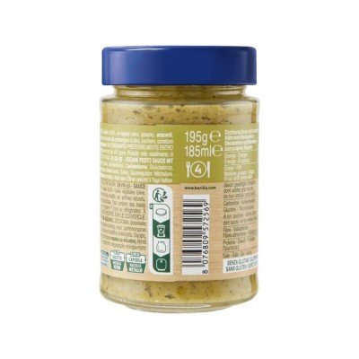Έτοιμη Σάλτσα Ζυμαρικών Barilla Pesto alla genovese χωρίς γλουτένη 190gr