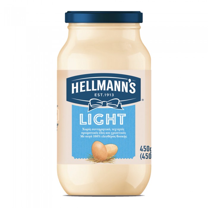 Hellmanns Light Μαγιονέζα 450gr