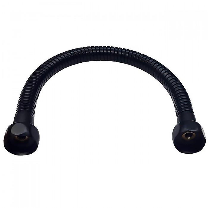 Σπιράλ Σύνδεσης 30cm 1/2"x1/2" Θηλ.-Θηλ. Black Matte 017349 Interflex