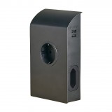 Πρίζα Born SFL Μαύρη επίπεδη 3 Sockets + 2 USB 0244-0041