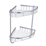 Διπλή Γωνιακή Σπογγοθήκη Αλουμινίου 380x225x70 mm  ΑΣΗΜΙ Rainbow 05152.001