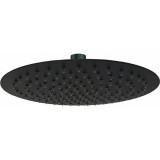Κεφαλή ντους Slim Inox 304 Φ20cm Μαύρο Interflex 077001