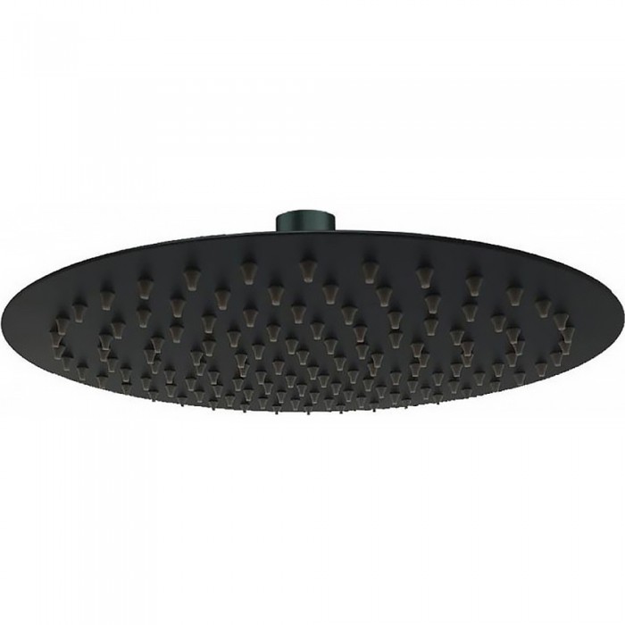 Κεφαλή ντους Slim Inox 304 Φ20cm Μαύρο Interflex 077001