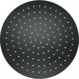 Κεφαλή ντους Slim Inox 304 Φ20cm Μαύρο Interflex 077001