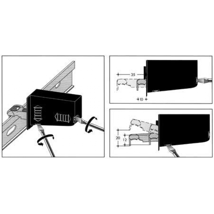 Αναρτήρας Ντουλαπιών Γκρι Δεξιός -R- Scilm