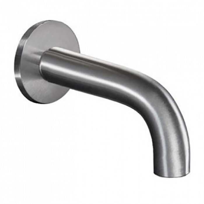 Στόμιο Επίτοιχο 10cm Φ24mm Tech La Torre Inox 12144/10-110