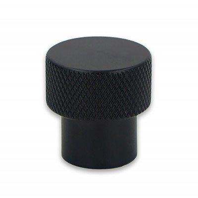 Πόμολο επίπλου Νο 1455 Ηλεκτροστατική βαφή μαύρο Viobrass με διάμετρο 21mm