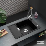 Νεροχύτες Schock Cristadur Mono 15180-1442 Silverstone (78X51cm) Ένθετος Germany