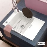 Νεροχύτες Schock Cristadur Mono 15180-1442 Silverstone (78X51cm) Ένθετος Germany