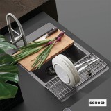 Νεροχύτες Schock Cristadur Mono 15180-1442 Silverstone (78X51cm) Ένθετος Germany