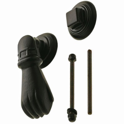 Σιδερένιο ρόπτρο (γροθιά) εξώπορτας AMIG MOD.4 ΜΑΥΡO