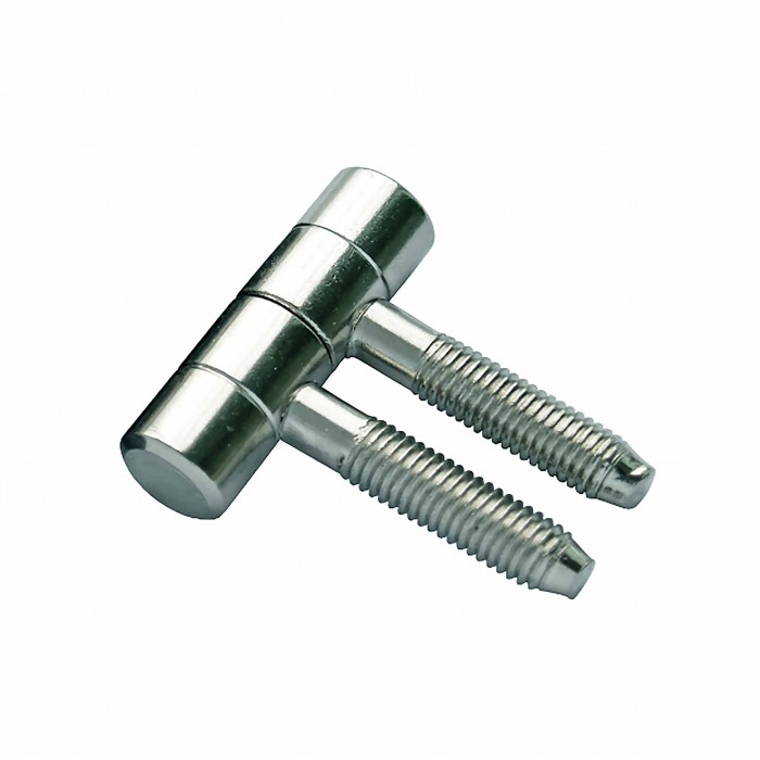 Μεντεσές βίδας σιδερένιος απλός νικελ 14mm AGB