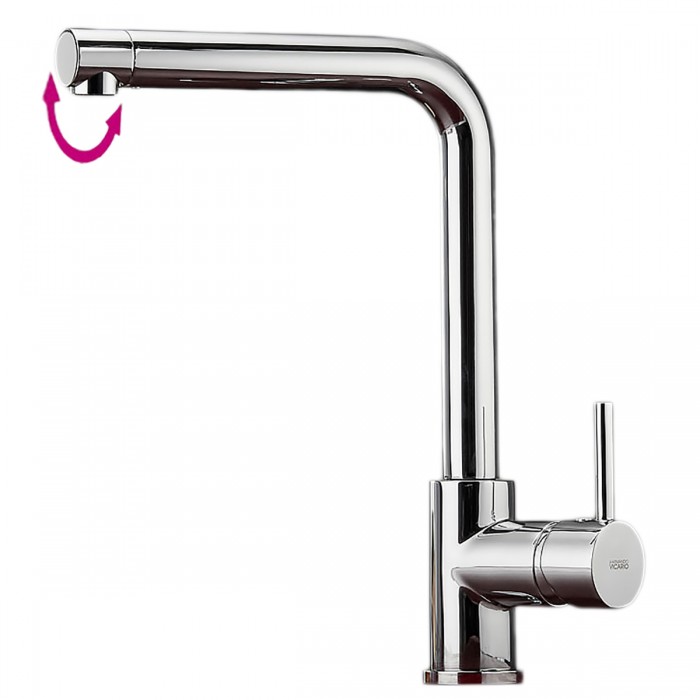 Μπαταρία κουζίνας Armando Vicario 18510-100 FLUO Χρώμιο