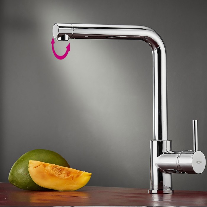 Μπαταρία κουζίνας Armando Vicario 18510-100 FLUO Χρώμιο