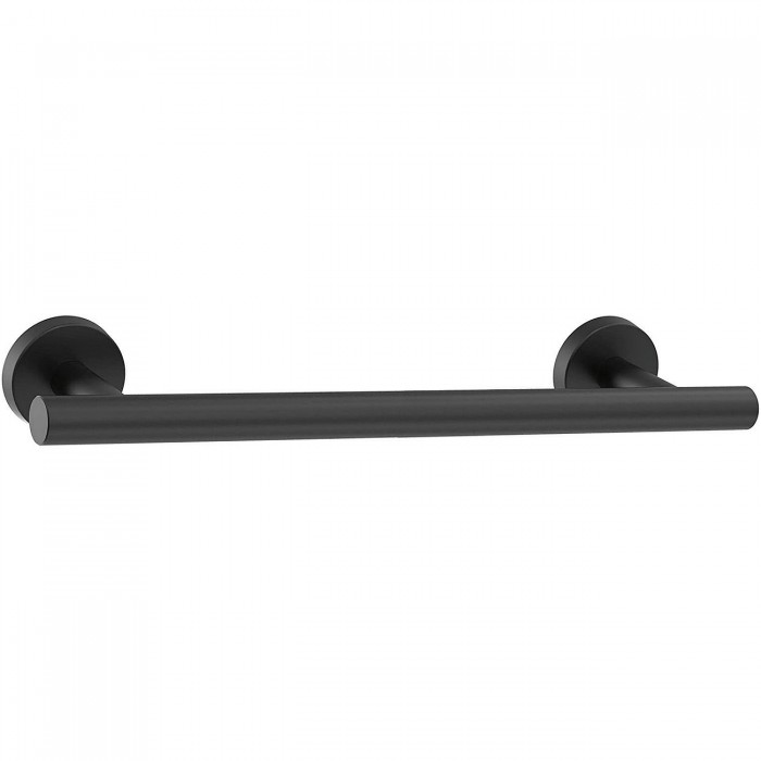 Πετσετοθήκη Μπάνιου 60cm Μονή Μαύρη Interflex 187552