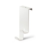 Λευκή Μεταλλική Κρεμάστρα Πόρτας 2 Θέσεων 202 Grekon