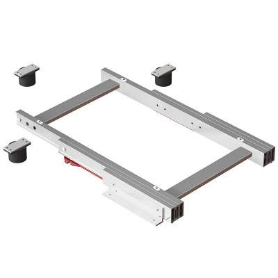 Συρόμενη Προέκταση Τραπεζιού με Διαγώνια Μετατόπιση 900 x 900mm Corner Emuca 2045869